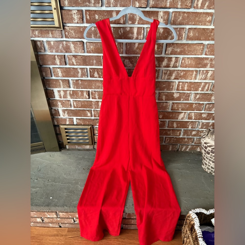 Lulu's Red Formal Jumpsuit